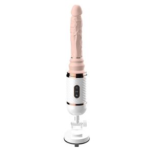 automaattinen työntävä ja värisevä dildo